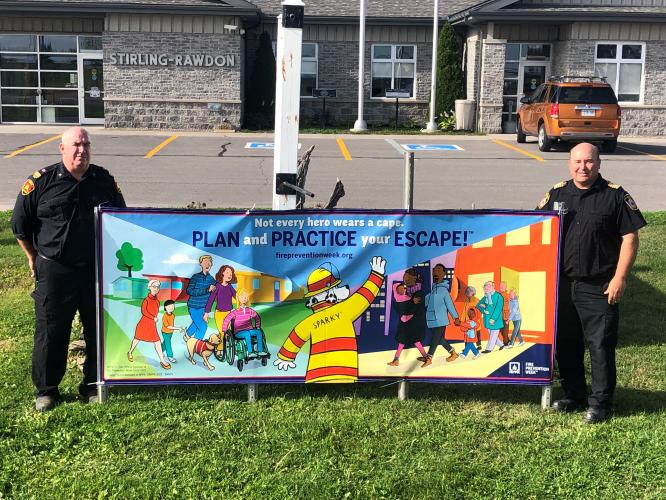 Fire Prevention Week starts on October 6th.